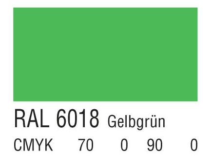 RAL 6018黄绿色